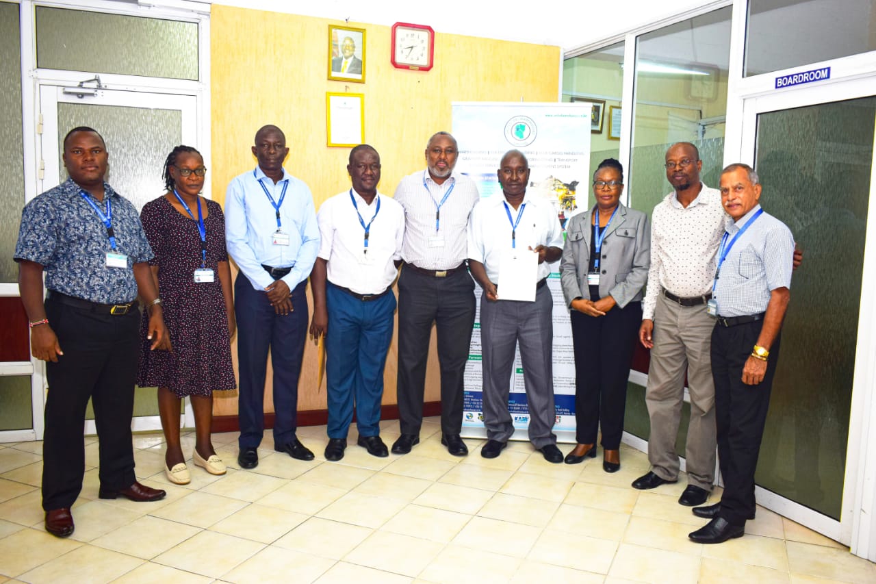 Official hand over of the Warehouse Receipt System certificate