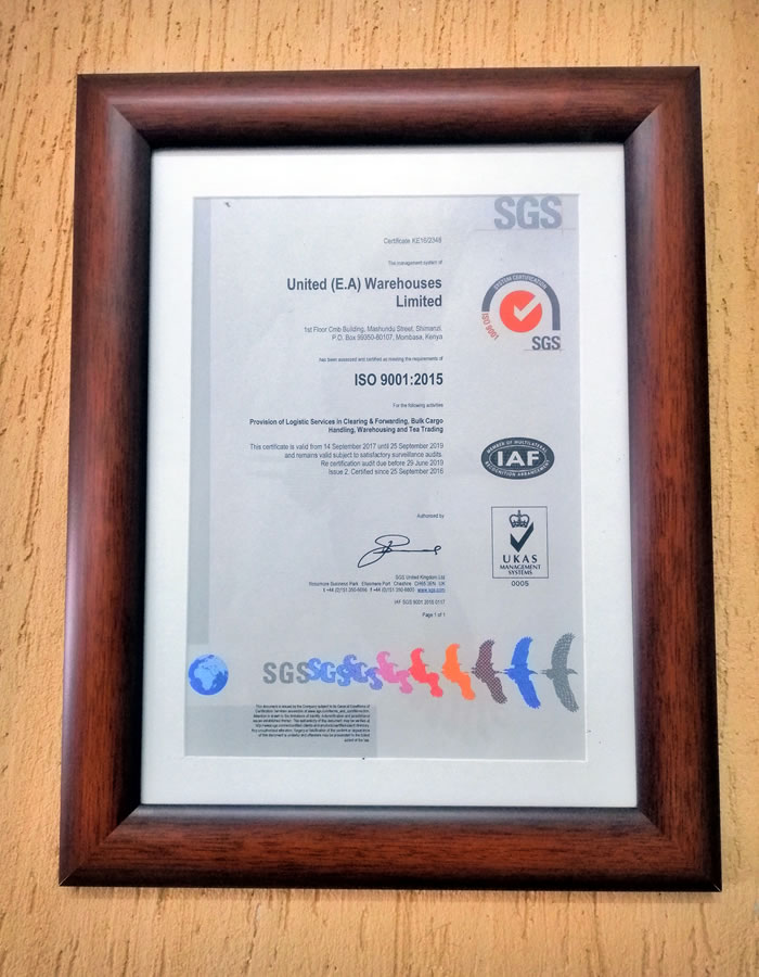 Proud to announce that we are now ISO 9001:2015 Certified!